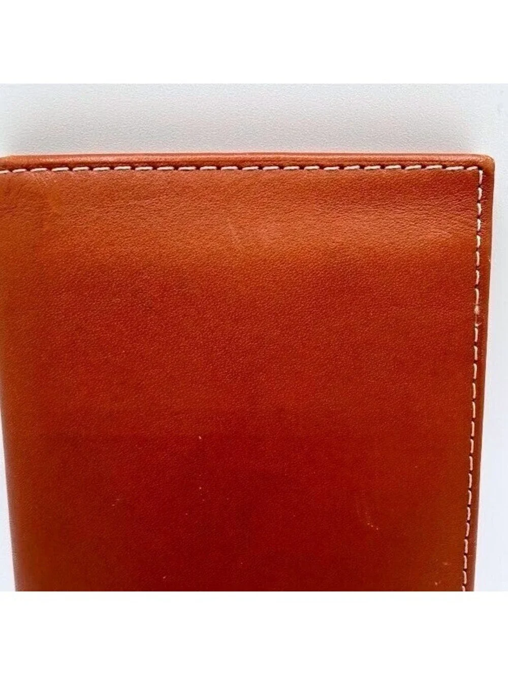 Polo Ralph Lauren Brown Leather Long Bifold Pocket Wallet